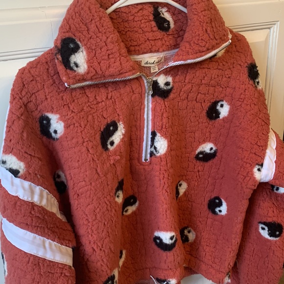 Derek Heart Jackets & Blazers - ☯️ NWOT Yin-Yang Sherpa Jacket